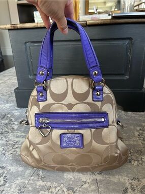 Coach Y2K Poppy Daisy Signature F21713 Satchel Shoulder Bag